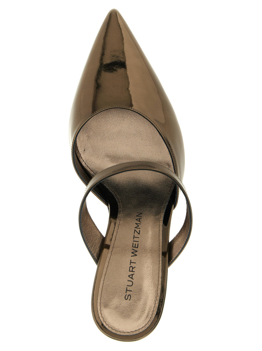 Brown Leather Mules 4
