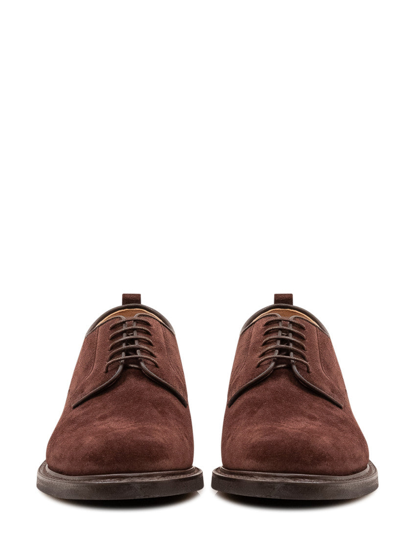 Brown Leather Lace-up Shoes 2
