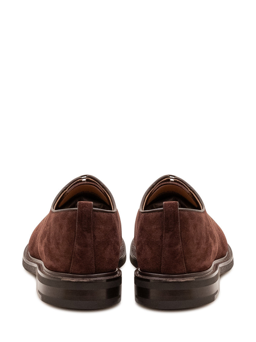 Brown Leather Lace-up Shoes 3