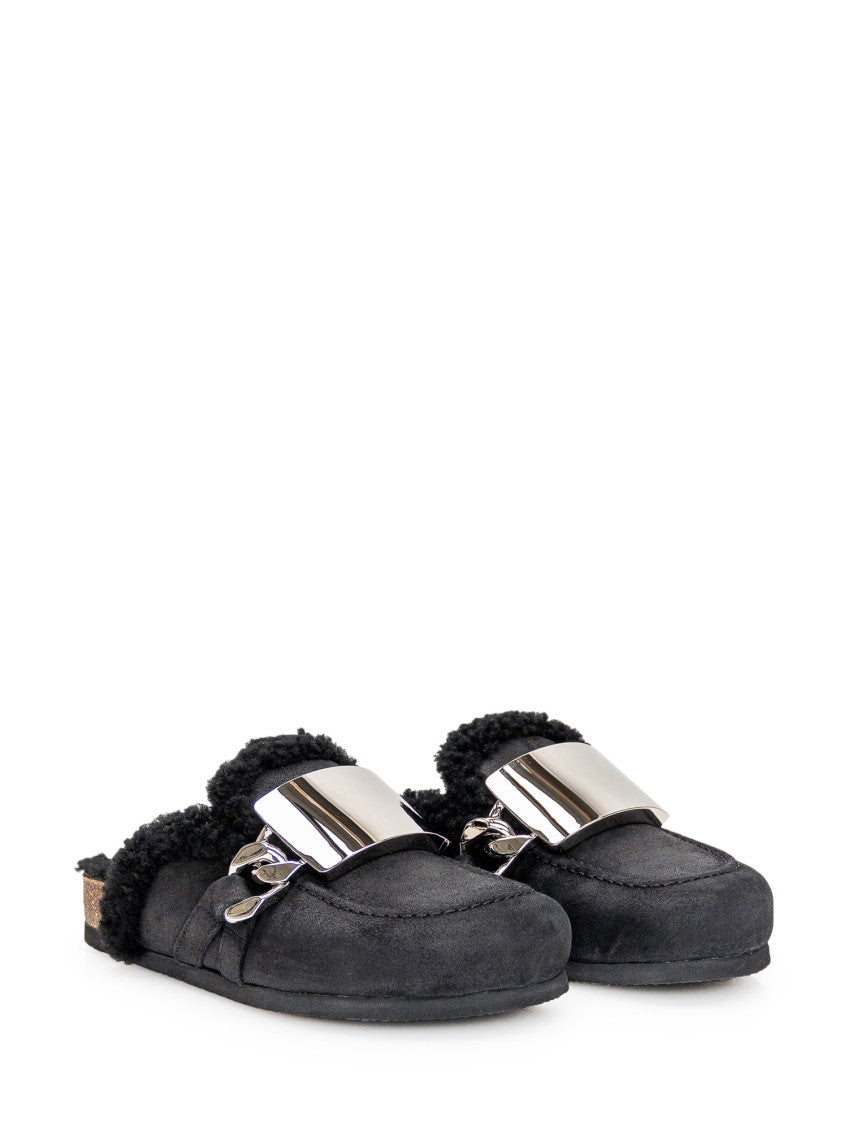 Black Suede Mules 2