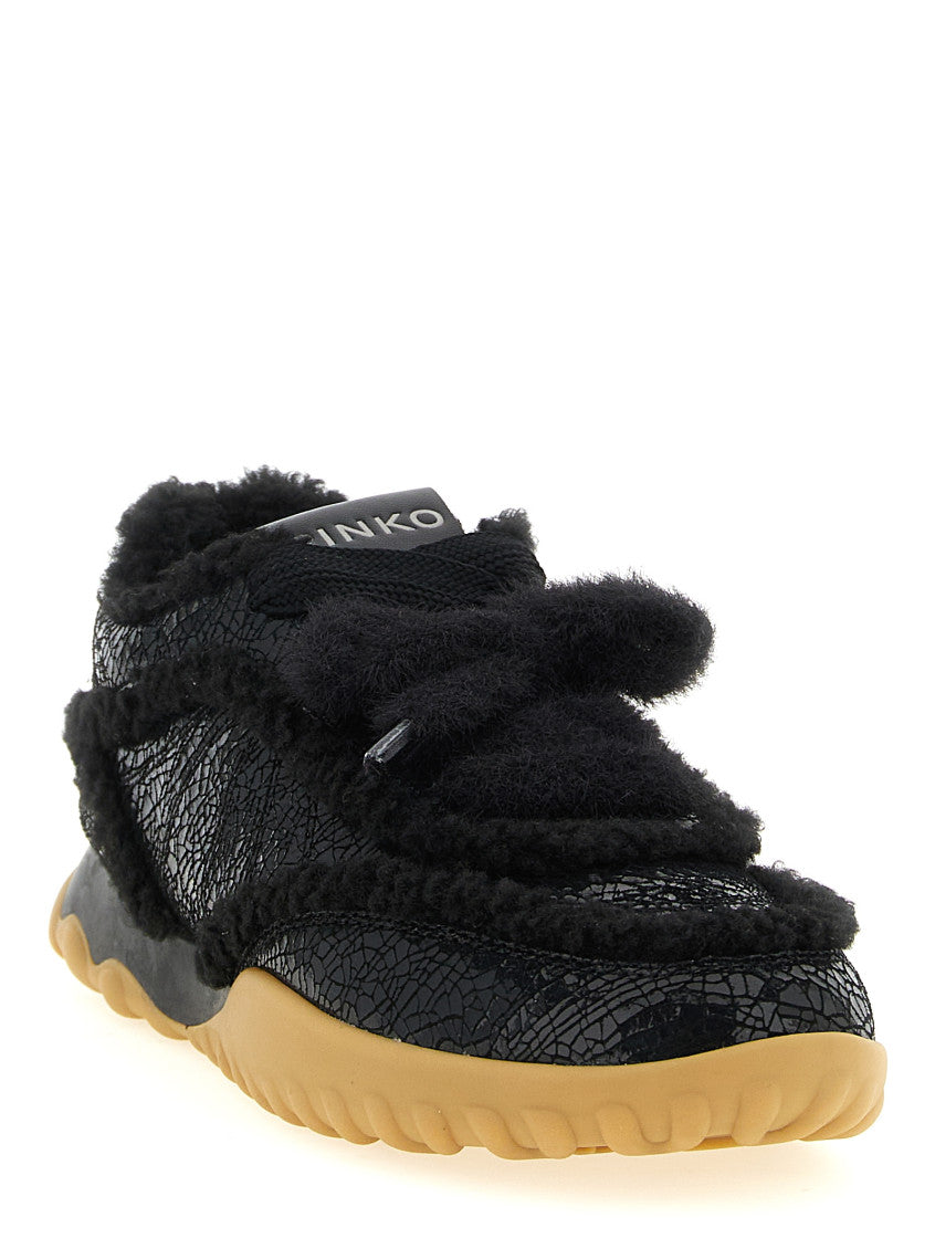 Black Lace-up Sneakers 2