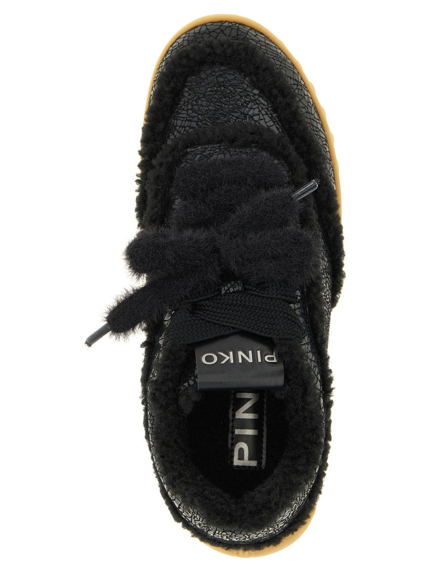 Black Lace-up Sneakers 4