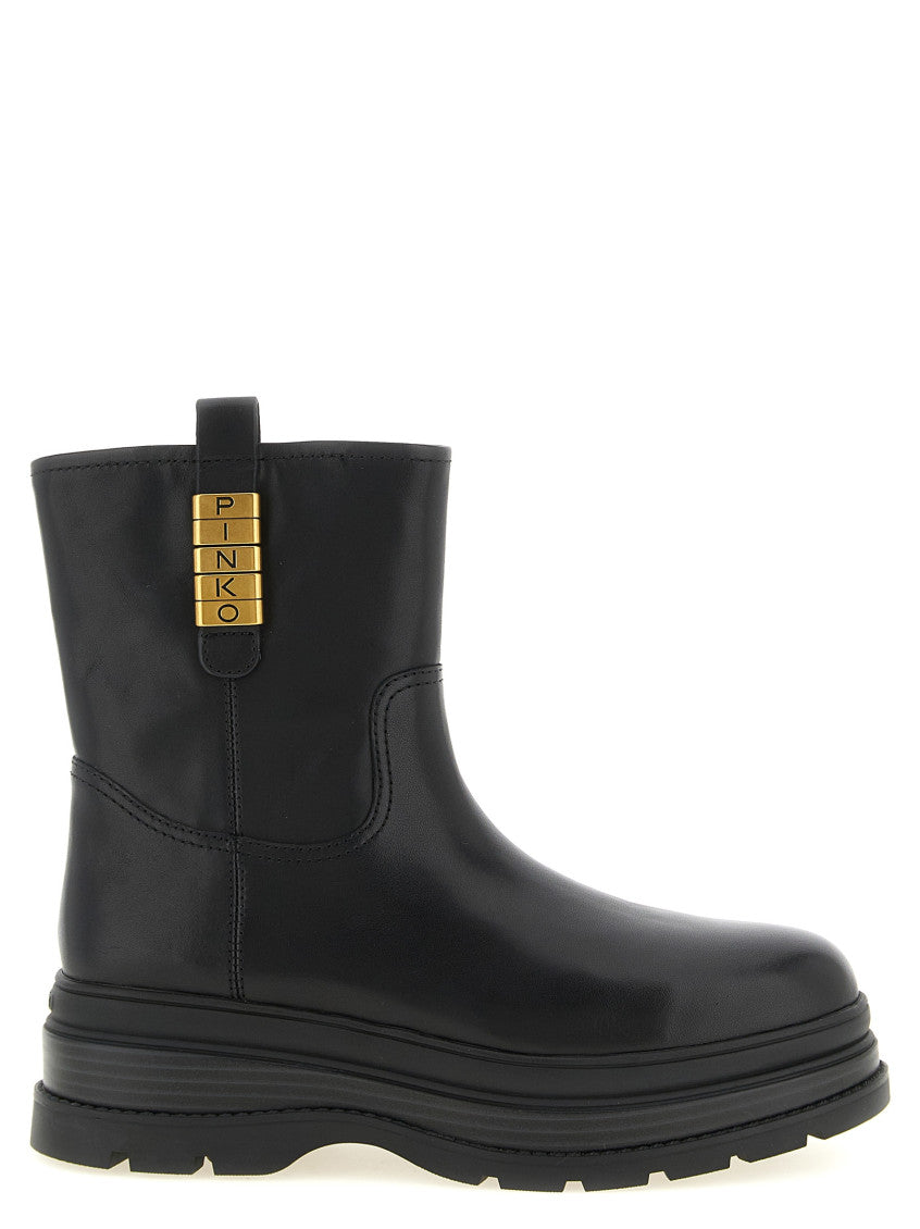 Black Eva Ankle Boots 1