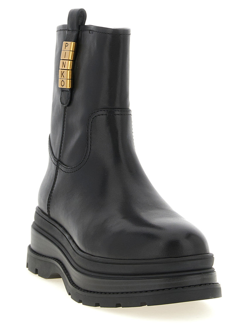 Black Eva Ankle Boots 2