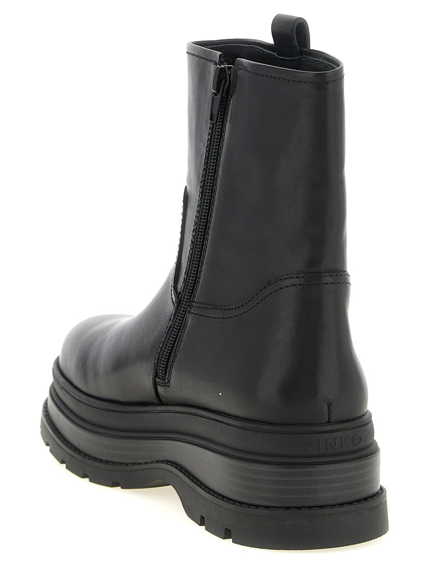 Black Eva Ankle Boots 3