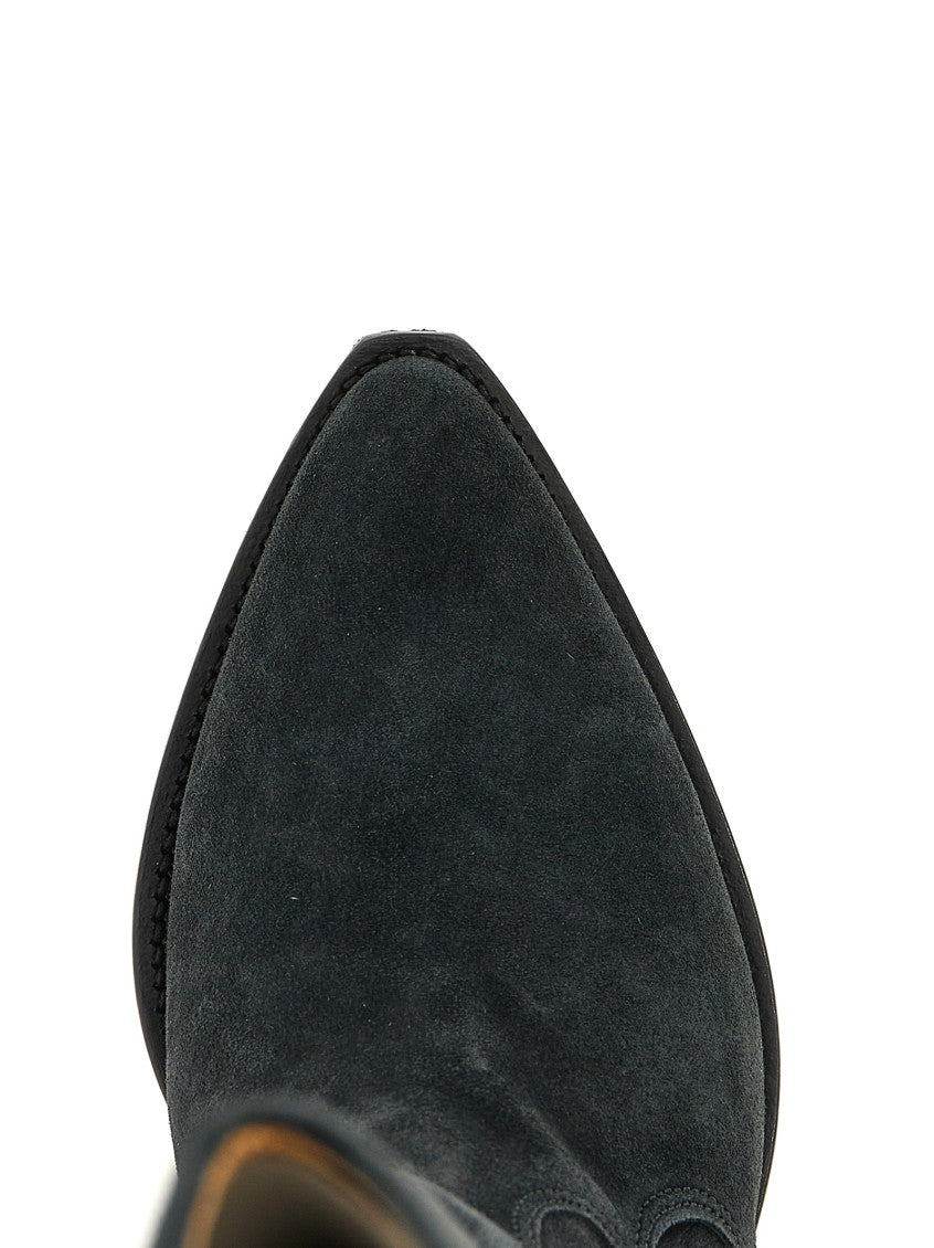 Black Denvee Leather Boots 4
