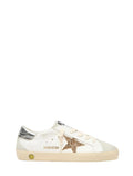 Girls White Superstar Sneakers 1