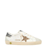 Girls White Embellished Sneakers 1