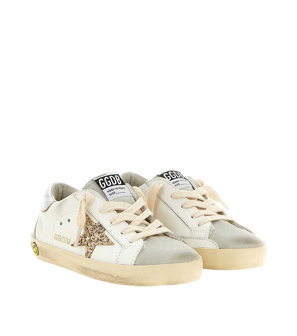 Girls White Embellished Sneakers 2