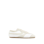 White Color Block Sneakers 1
