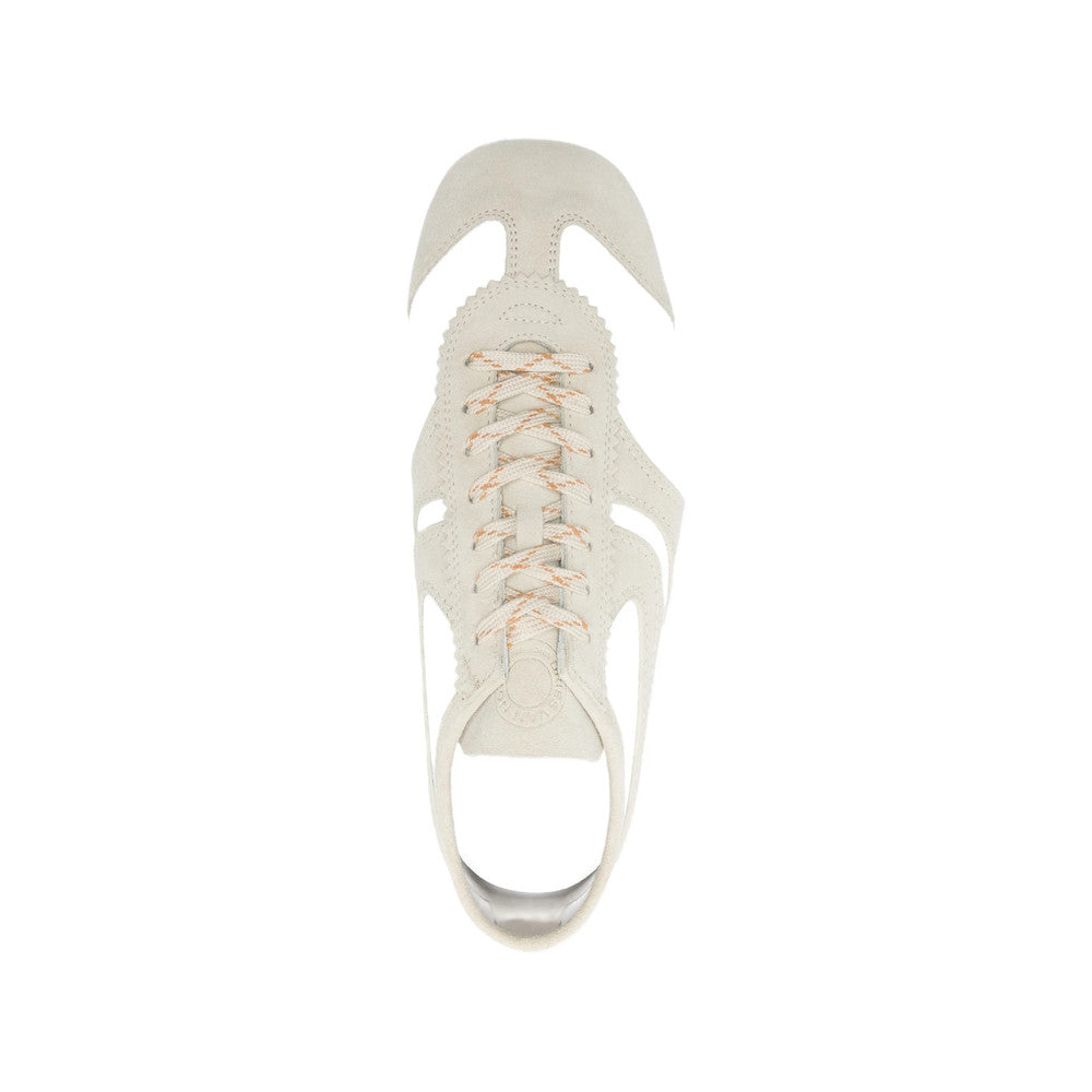 White Color Block Sneakers 3