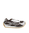 Brown Textured Fondant Orbit Sneakers 1