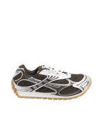 Brown Textured Fondant Orbit Sneakers 1