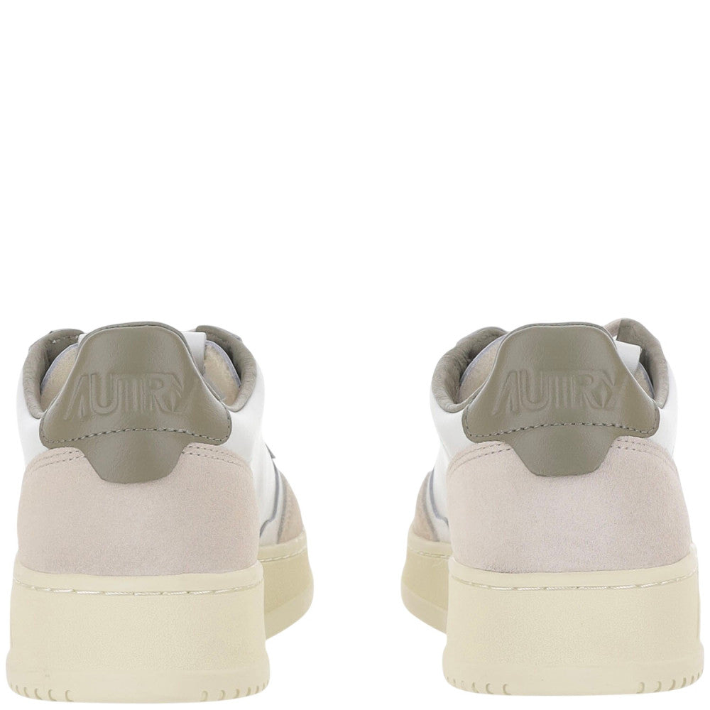 White Color Block Sneakers 3