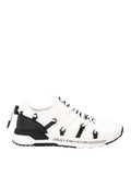 White Logo Couture Sneakers 1