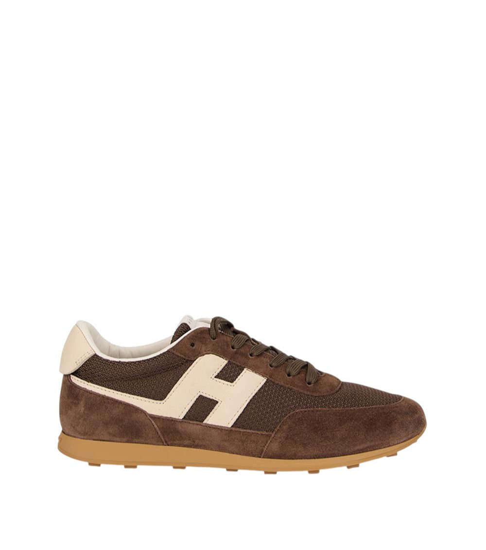 Brown Logo Sneakers 1