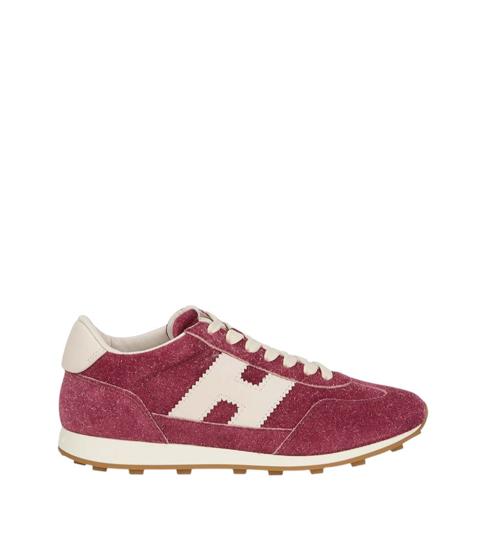 Red Logo Fitted Sneakers 1