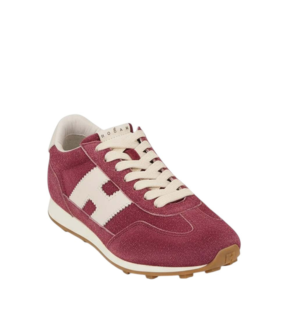 Red Logo Fitted Sneakers 2