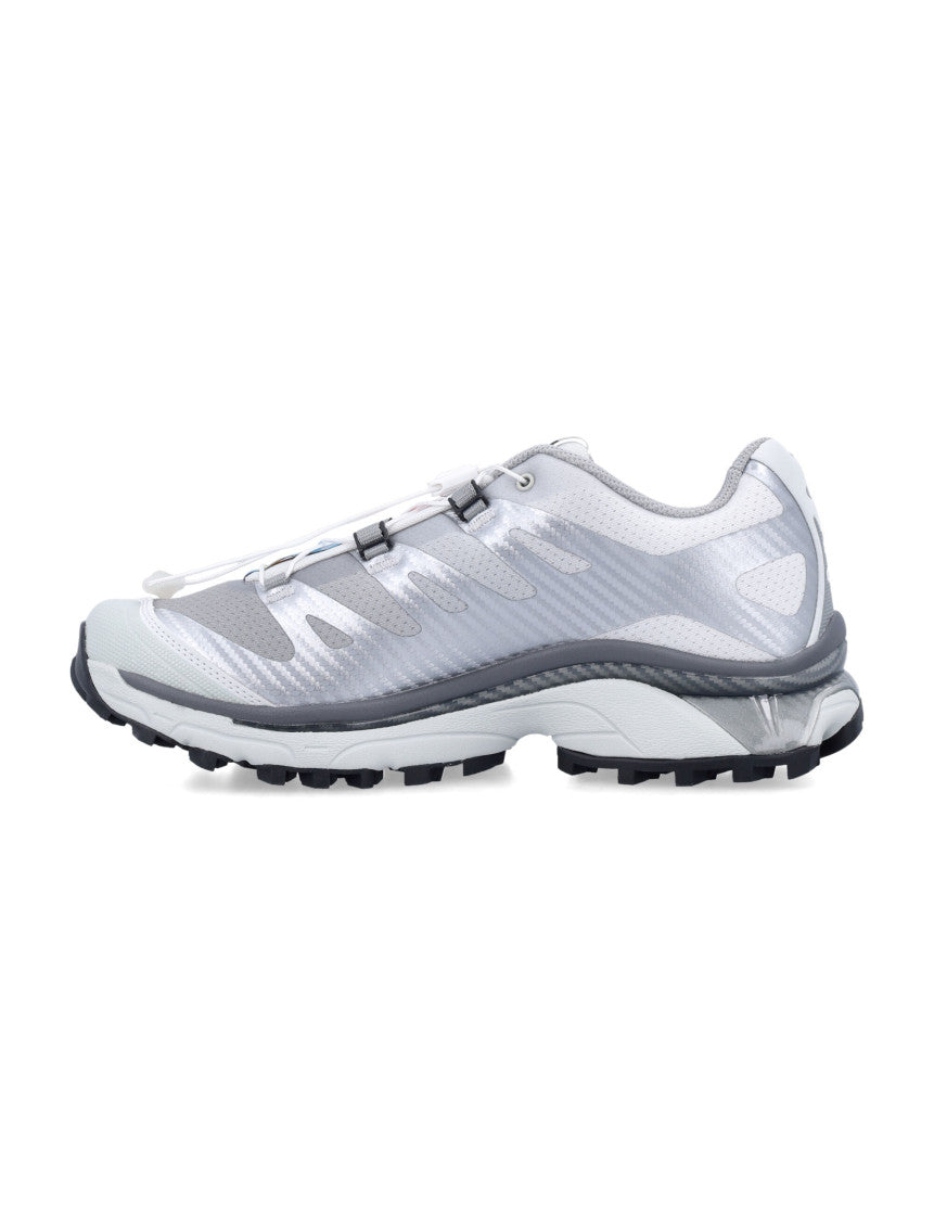 Grey Round Toe Sneakers 3