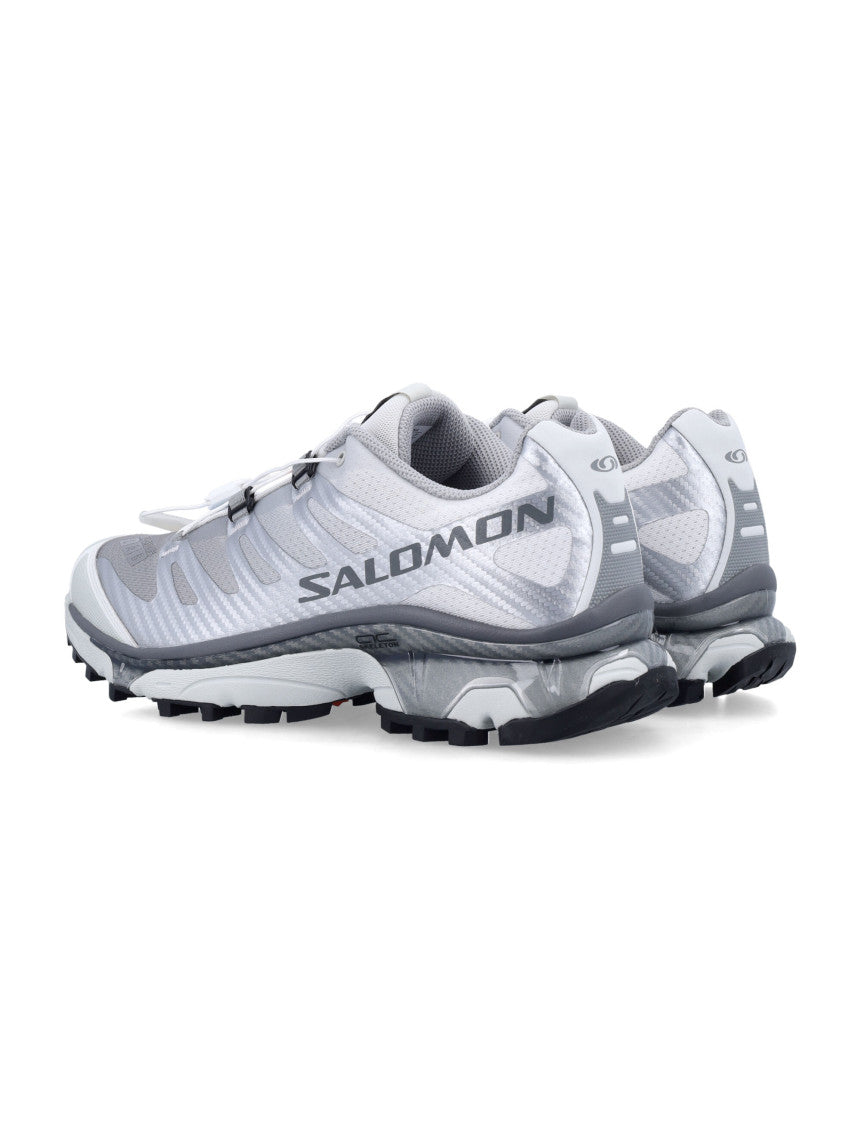 Grey Round Toe Sneakers 4