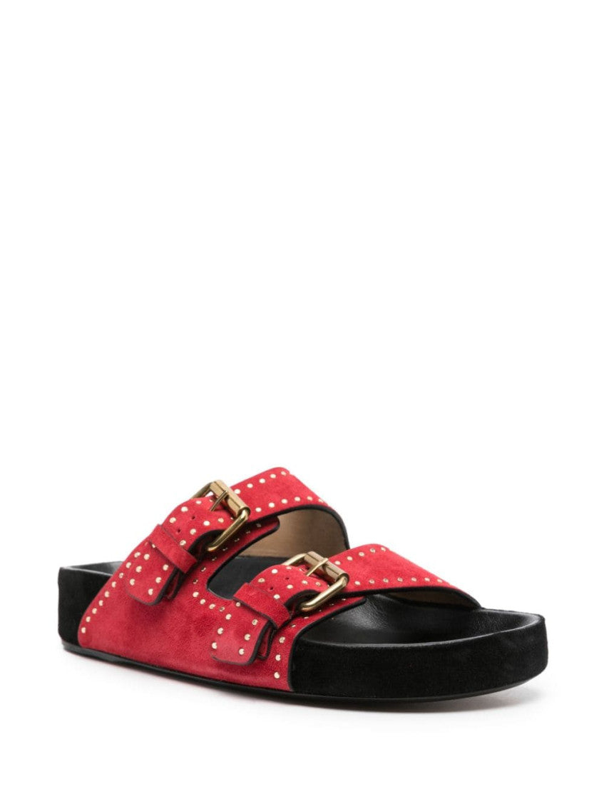 Red Open Toe Sandals 2