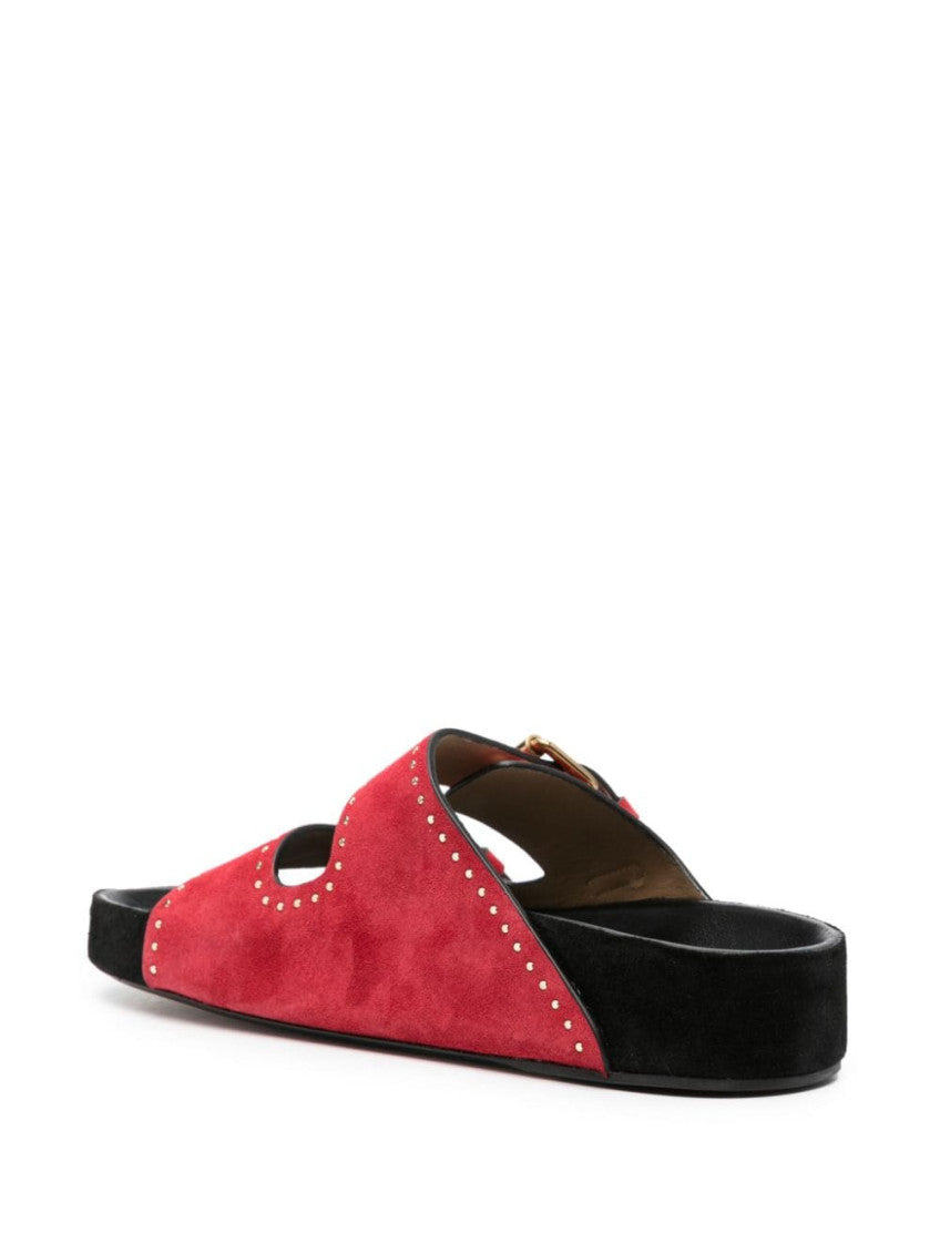 Red Open Toe Sandals 3
