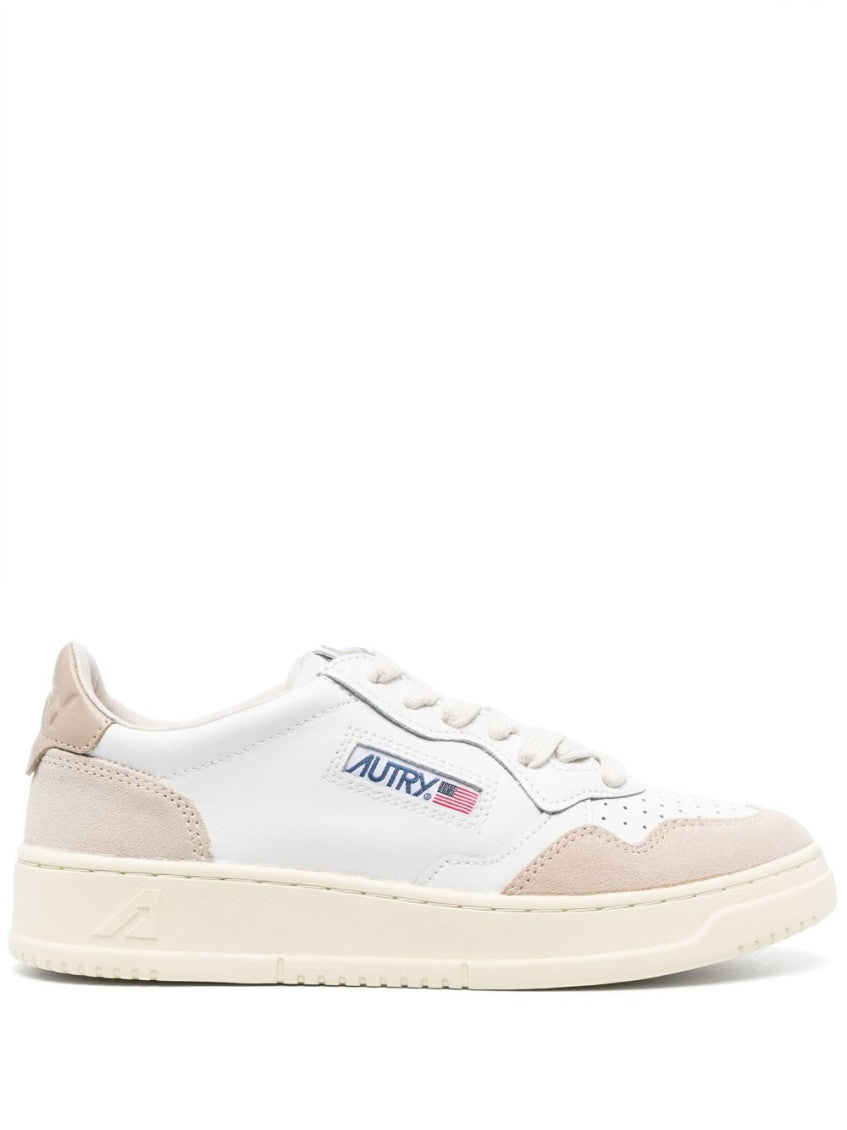 Beige Medalist Sneakers 1