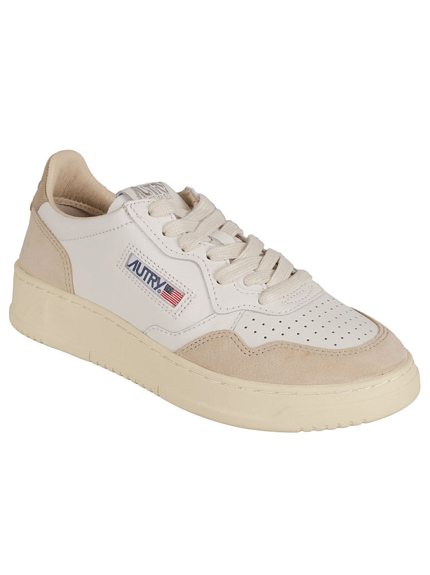 Beige Medalist Sneakers 4