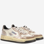 Beige Logo Sneakers 1