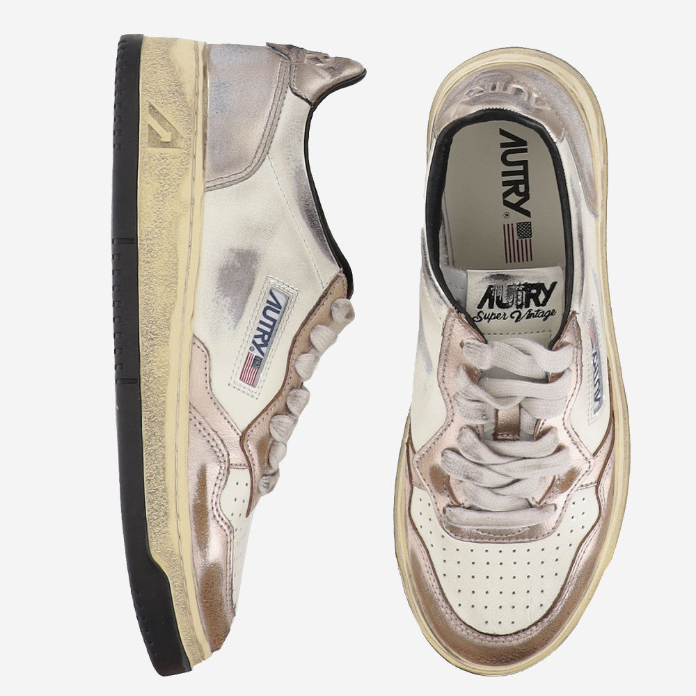 Beige Logo Sneakers 3