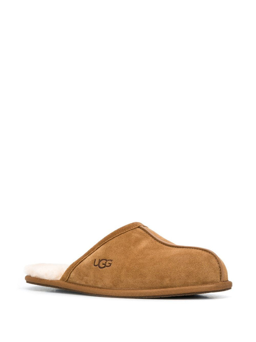 Brown Scuff Slides 4