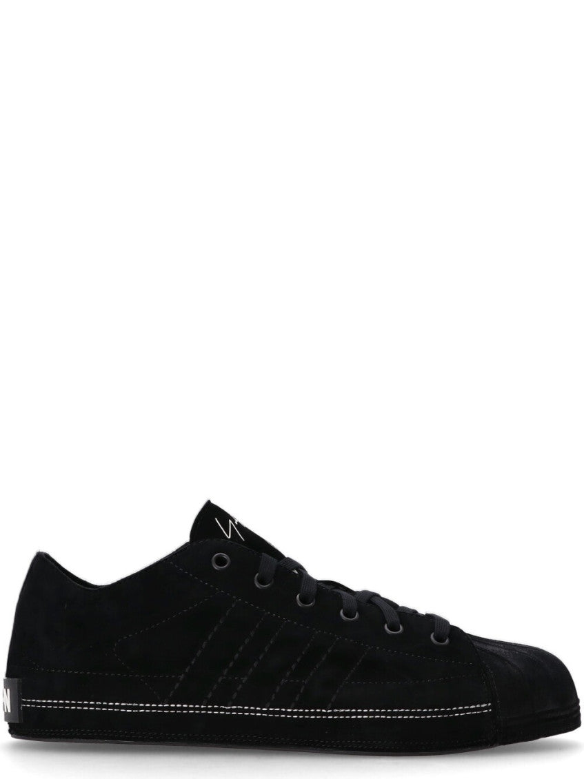 BlackWhite Lace Up Sneakers 2