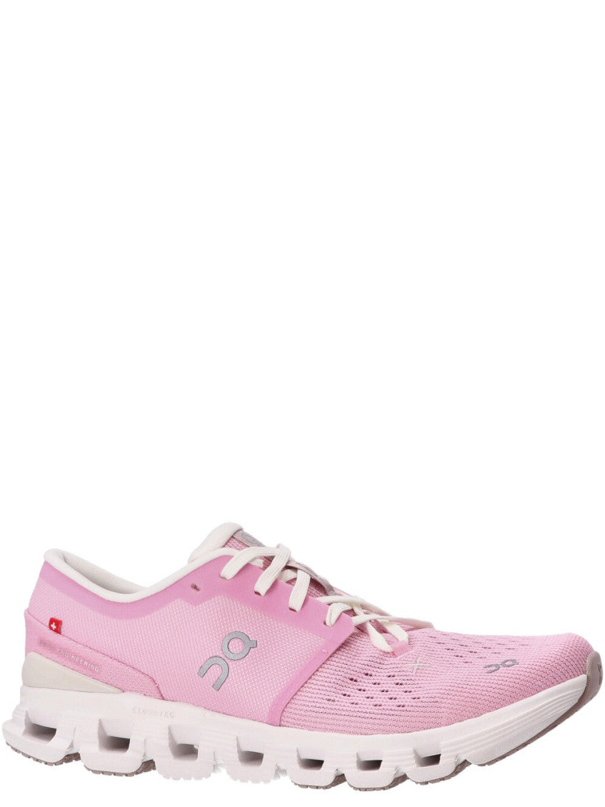 Pink Lace Up Sneakers 2