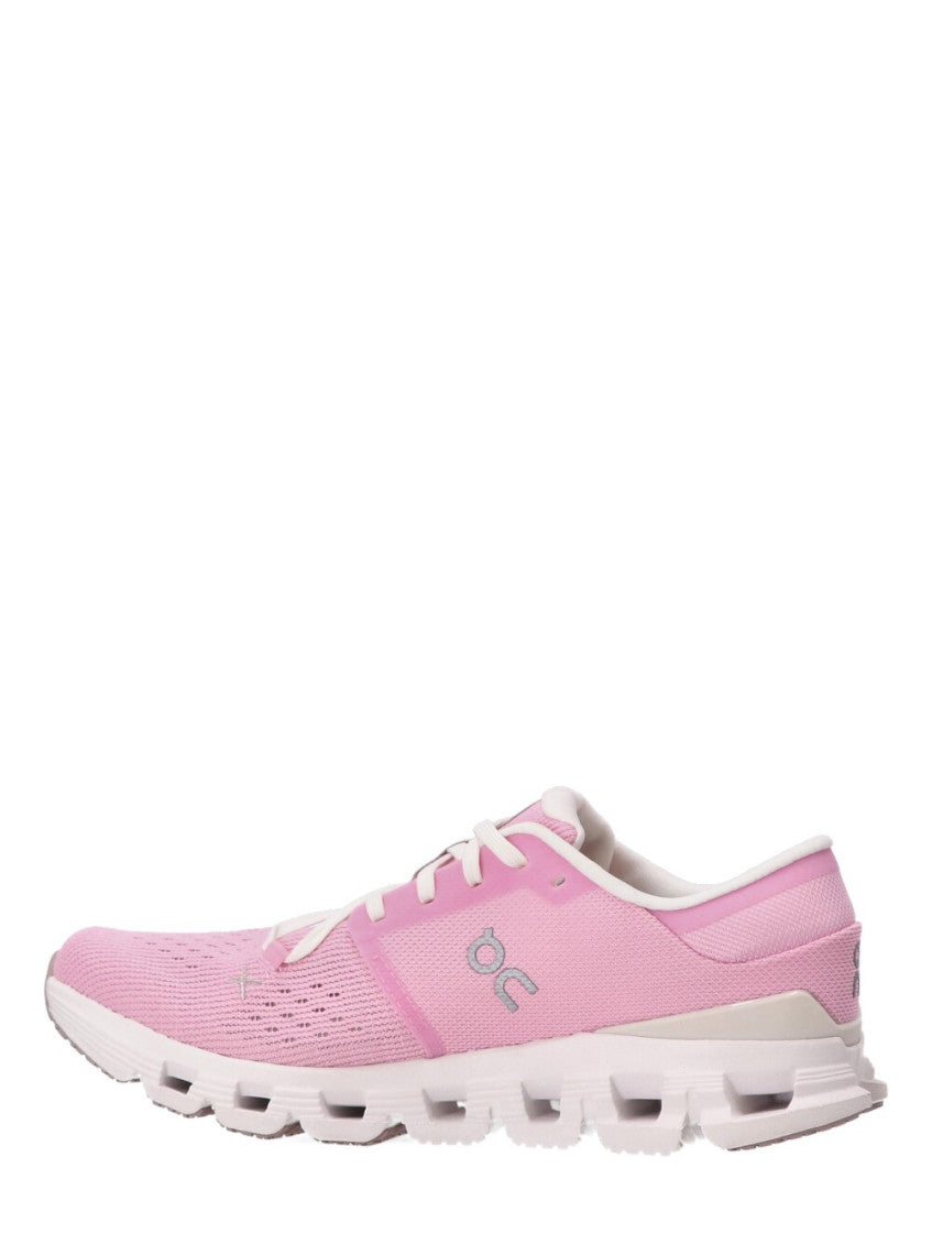 Pink Lace Up Sneakers 4