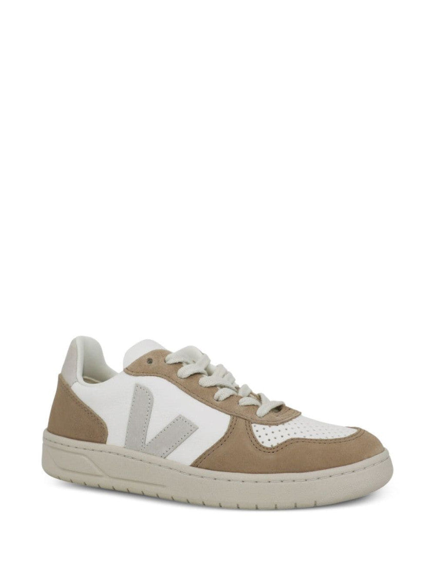 White Natural Logo Sneakers 3