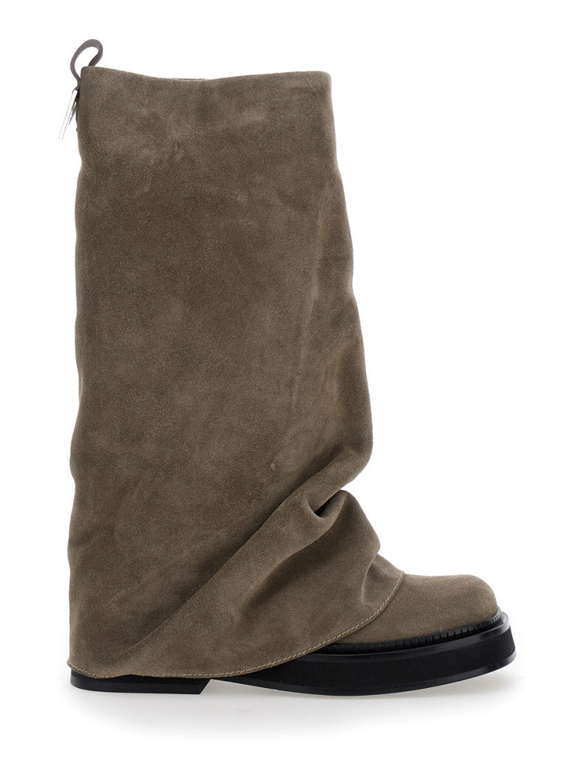 Taupe Robin Combat Boots 1