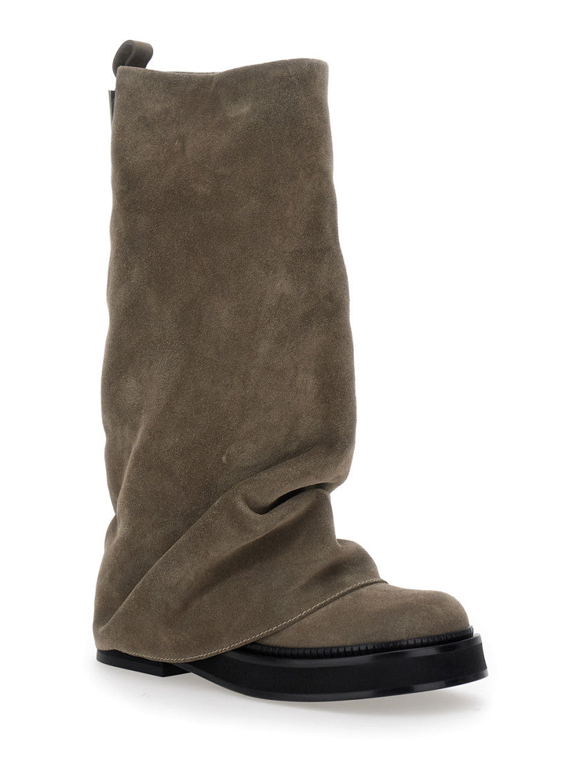 Taupe Robin Combat Boots 2