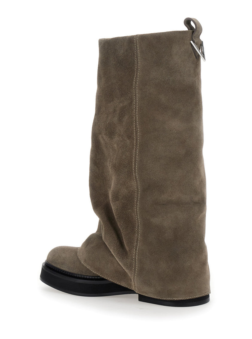 Taupe Robin Combat Boots 3