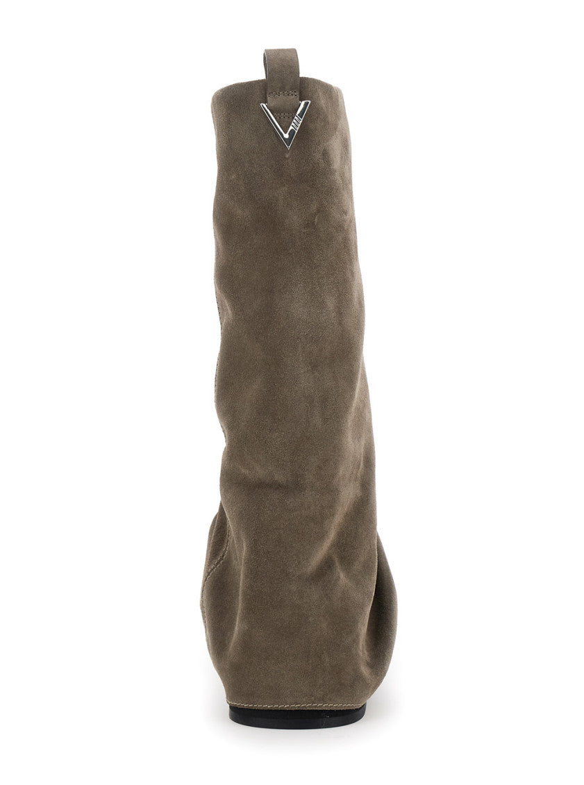 Taupe Robin Combat Boots 4