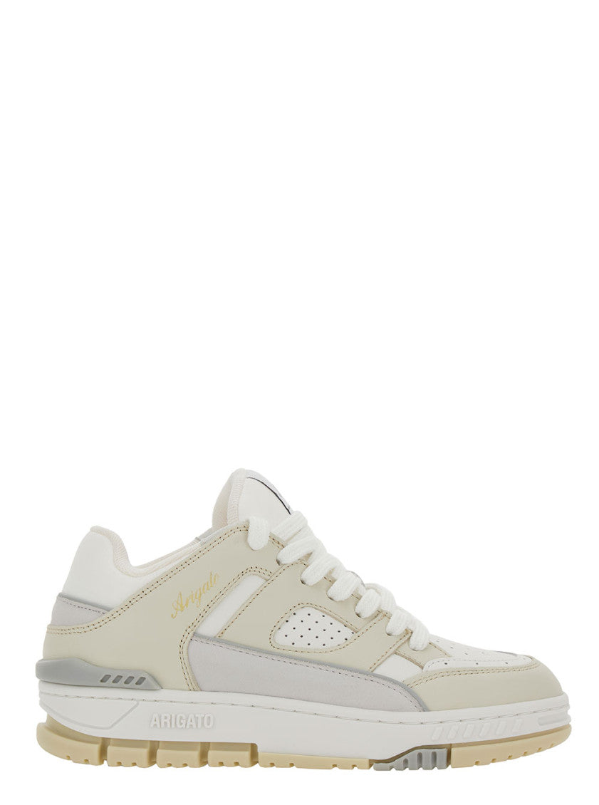 White Lace Up Sneakers 1