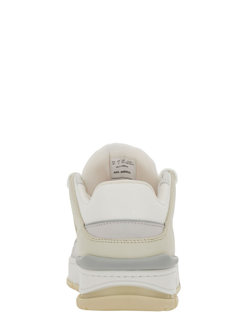 White Lace Up Sneakers 4