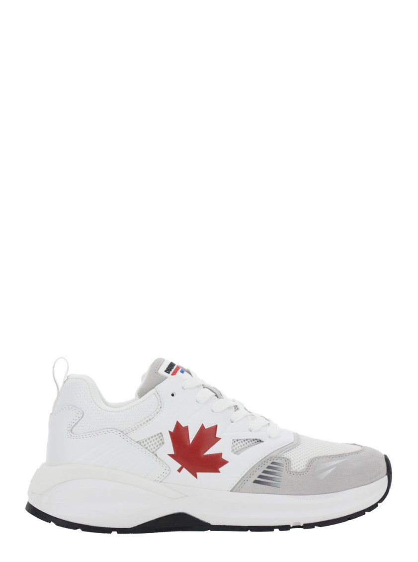 White Lace Up Sneakers 1