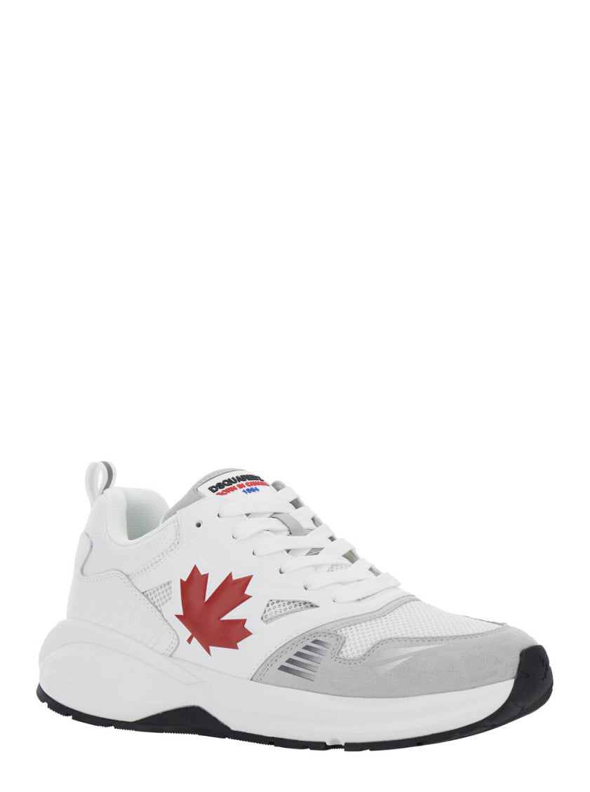 White Lace Up Sneakers 2