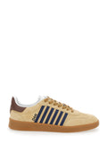 Beige Lace Up Sneakers 1