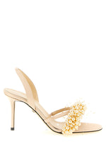 Gold Open Toe Heels 1