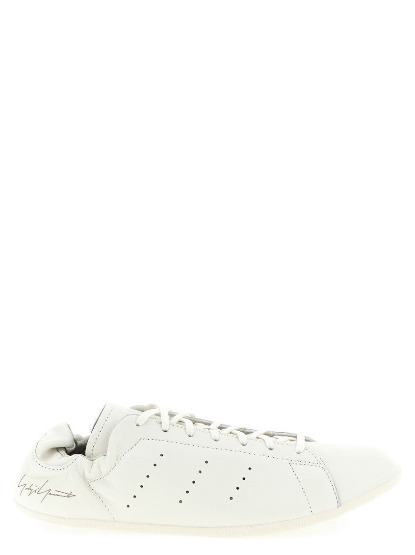 White Lace Up Sneakers 1