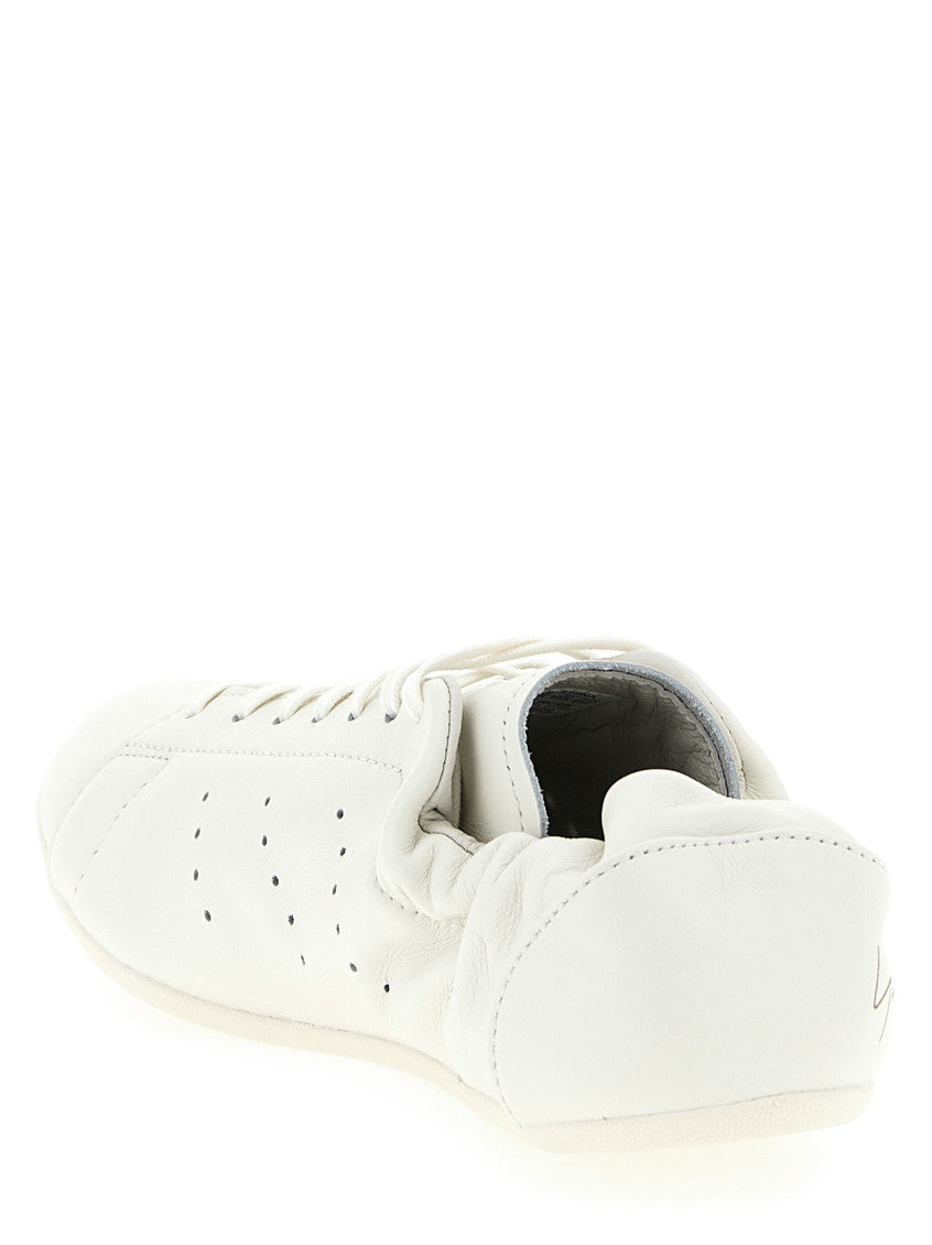 White Lace Up Sneakers 3