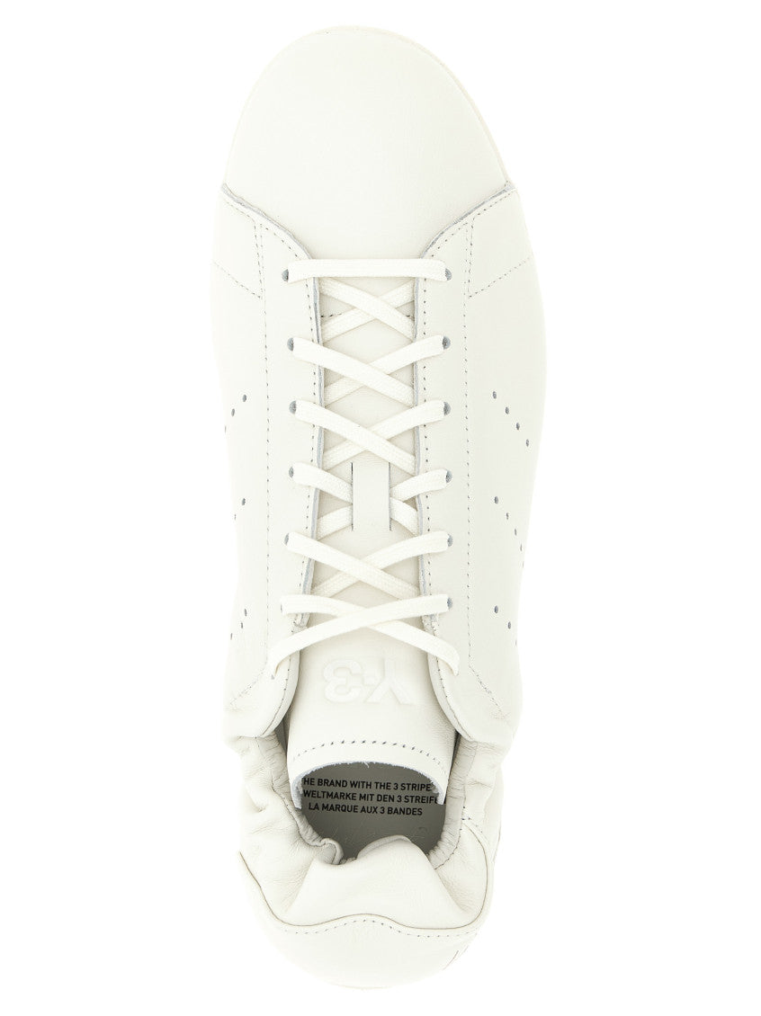 White Lace Up Sneakers 4