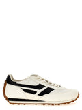 BlackWhite Lace Up Sneakers 1