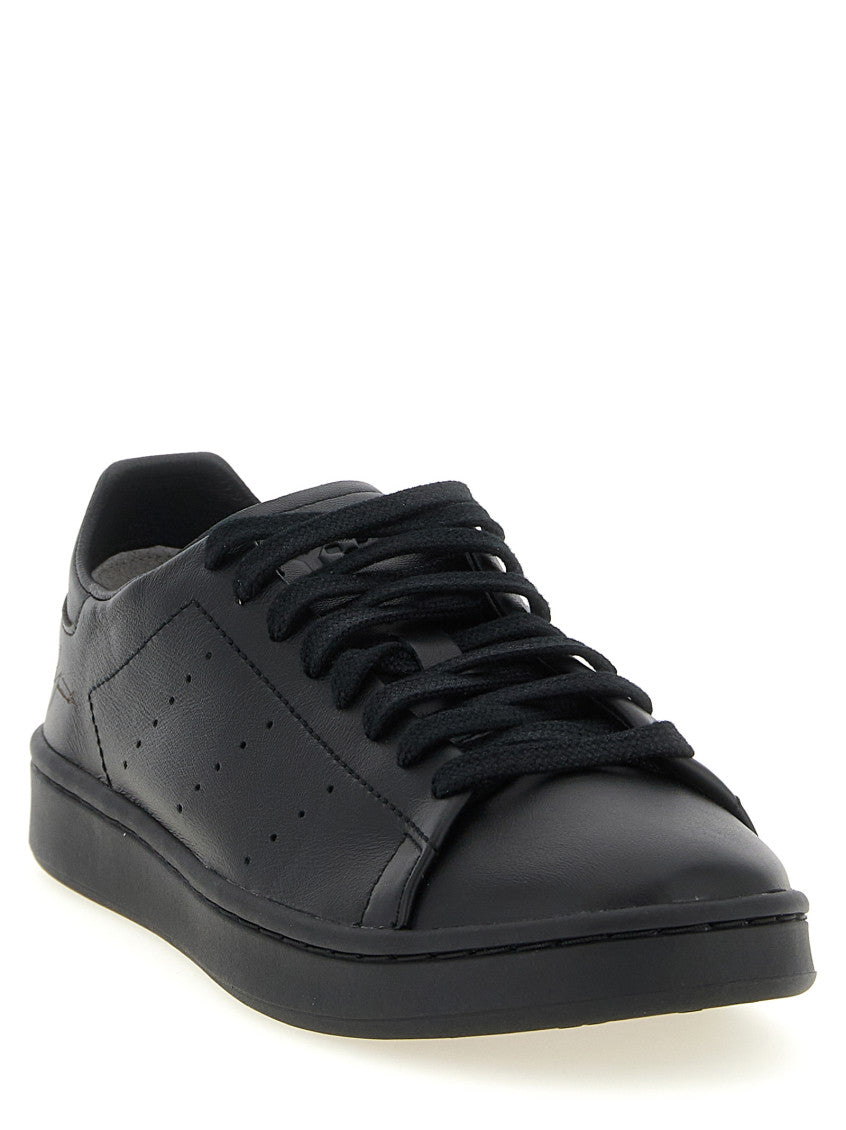 Black Lace Up Sneakers 2
